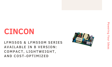 LFM550S 及 LFM550M 系列推出 B 版——具備緊湊設計、輕量化特性，同時兼具高性價比