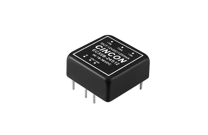 EC3SB 15Watts 1x1 Inch DC-DC Converter